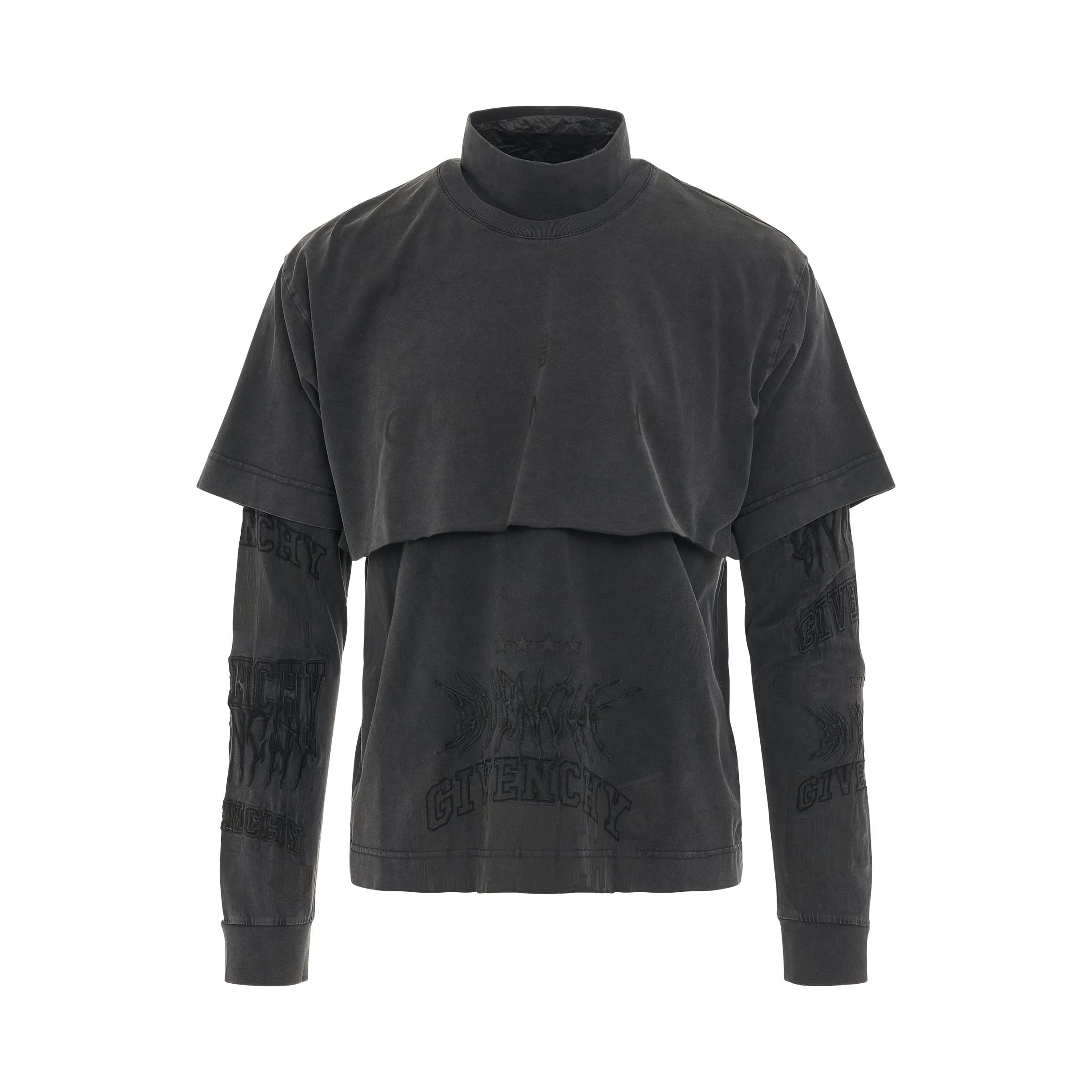 Layered Dyed Long Sleeve T-Shirt