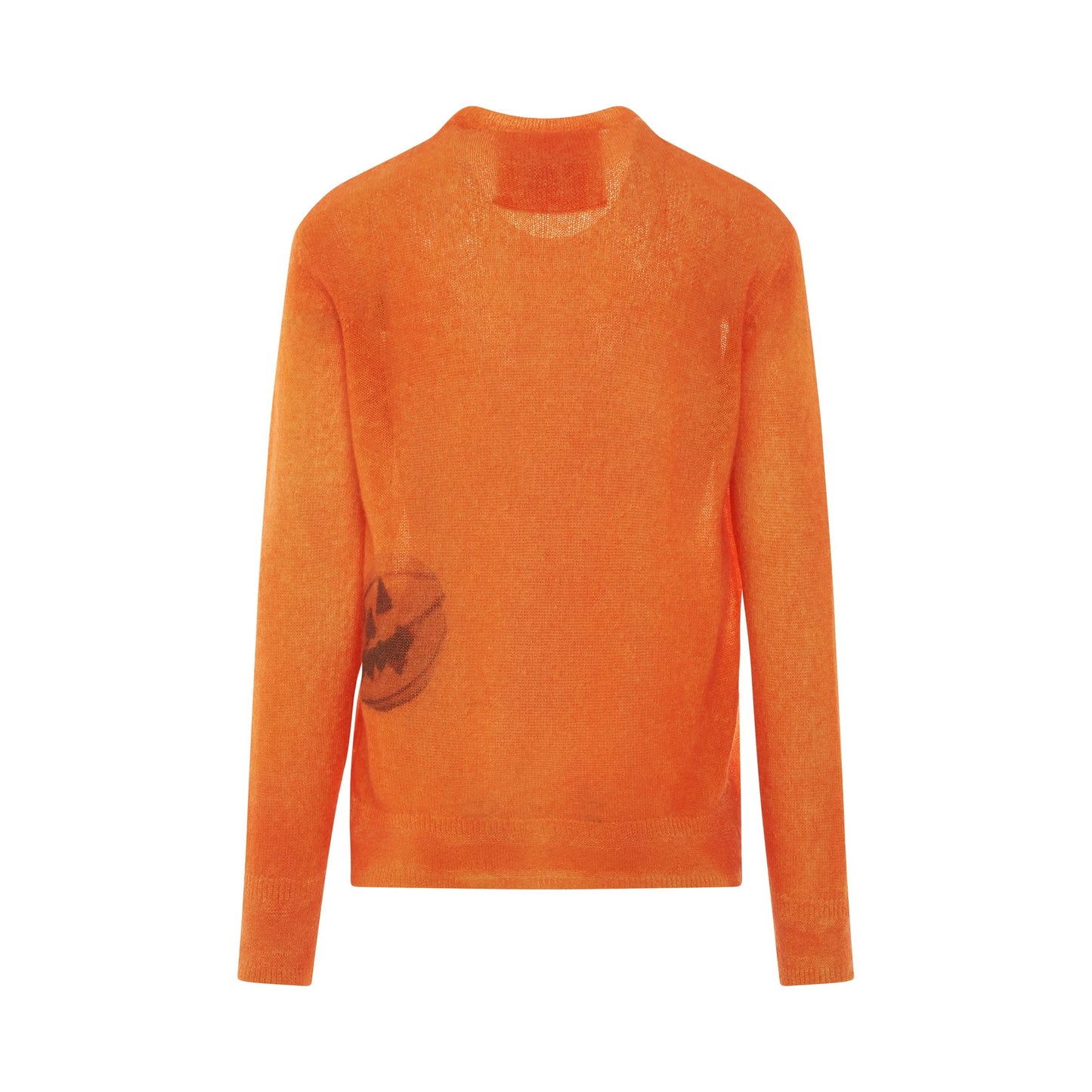 Mixmat Crewneck Print Sweater in Pumpkin