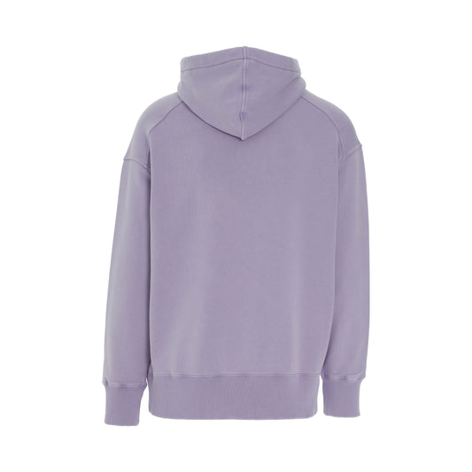 Barbed Wire with G Tufting Washed Hoodie in Lilac