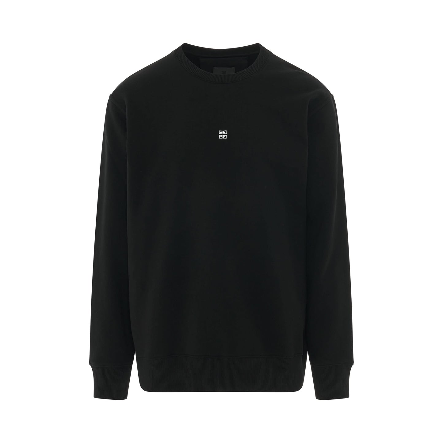 4G Embroidered Logo Sweatshirt in Black