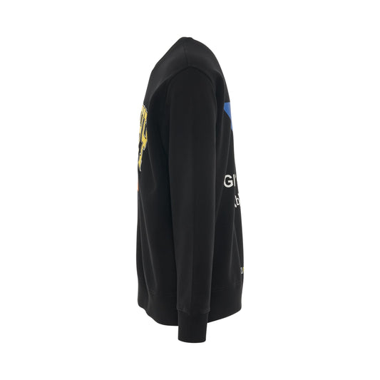 BSTROY Global Peace Sweatshirt in Black