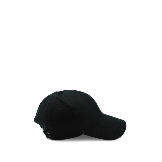 Curved Cap with 4G Block Closure in Black