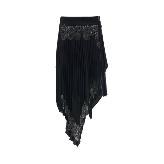 Pleated Skirt in Black