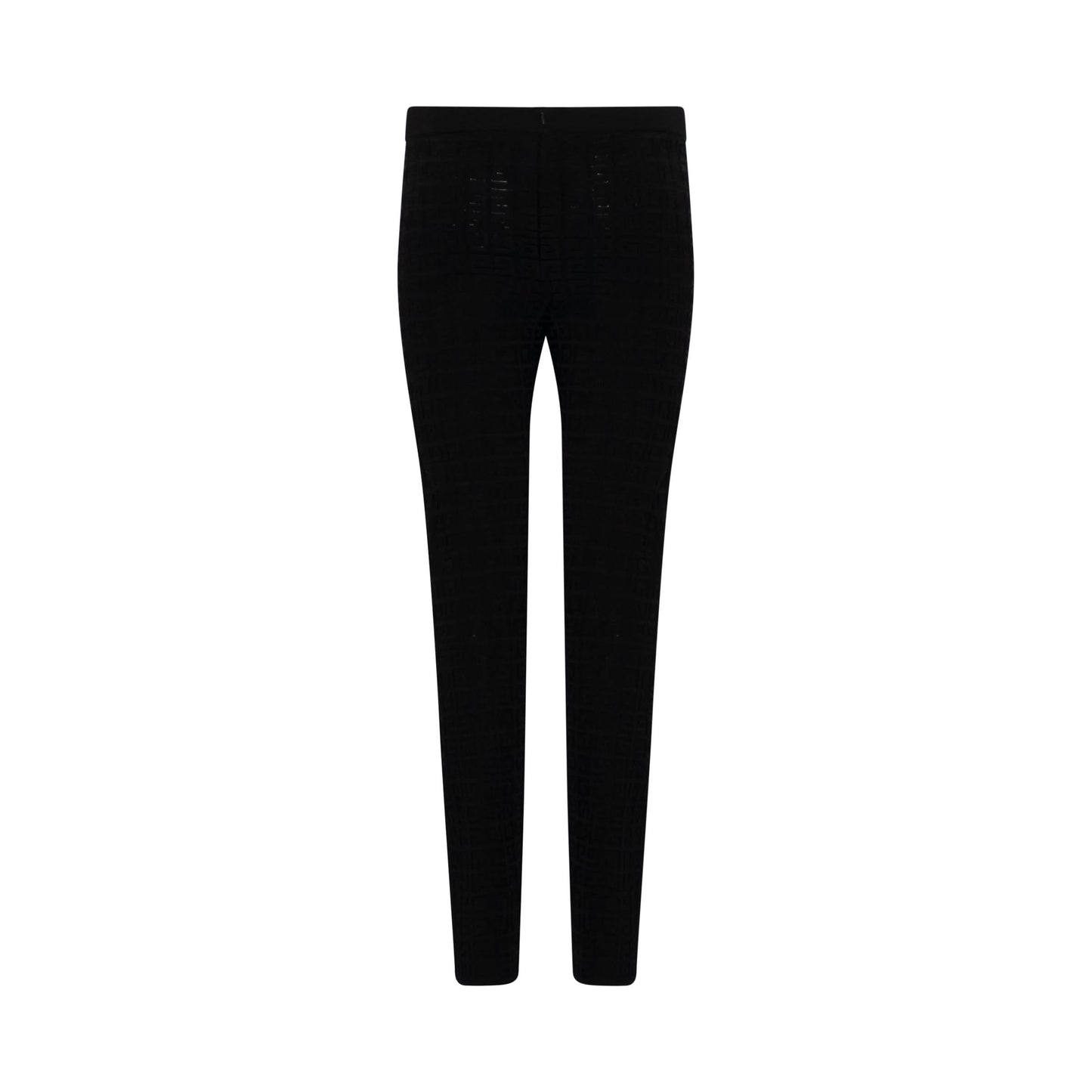 4G Lace Monogram Stretch Legging in Black