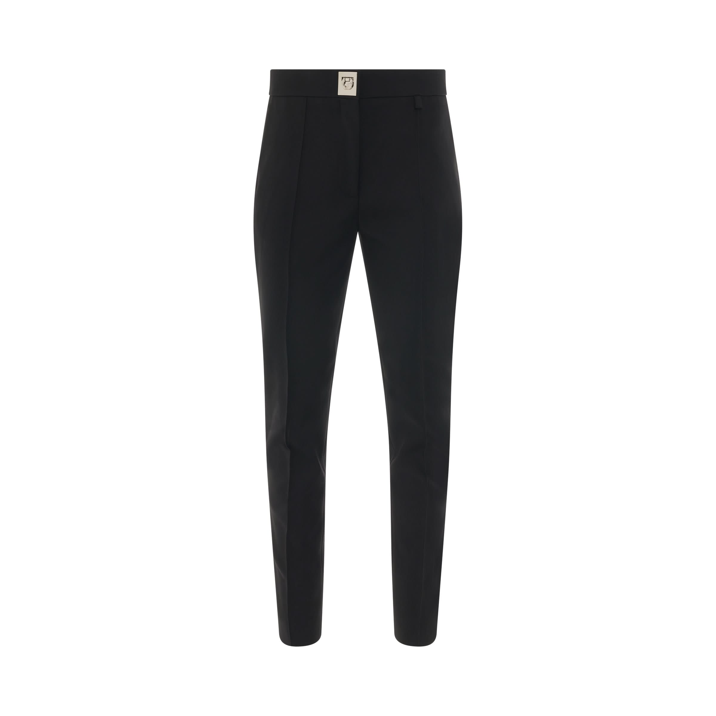 Pants with 4G Buckle in Black