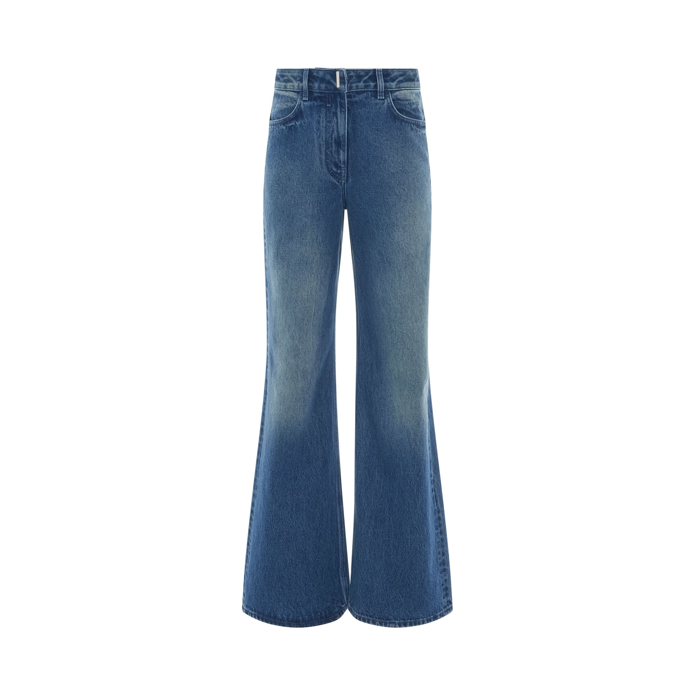 Wide Leg Jeans in Blue