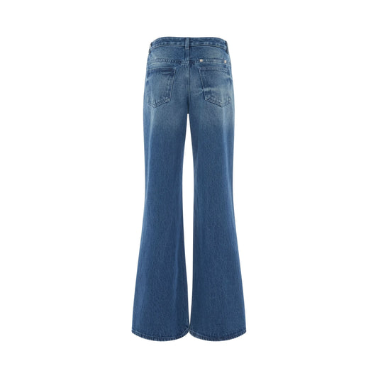 Wide Leg Jeans in Blue