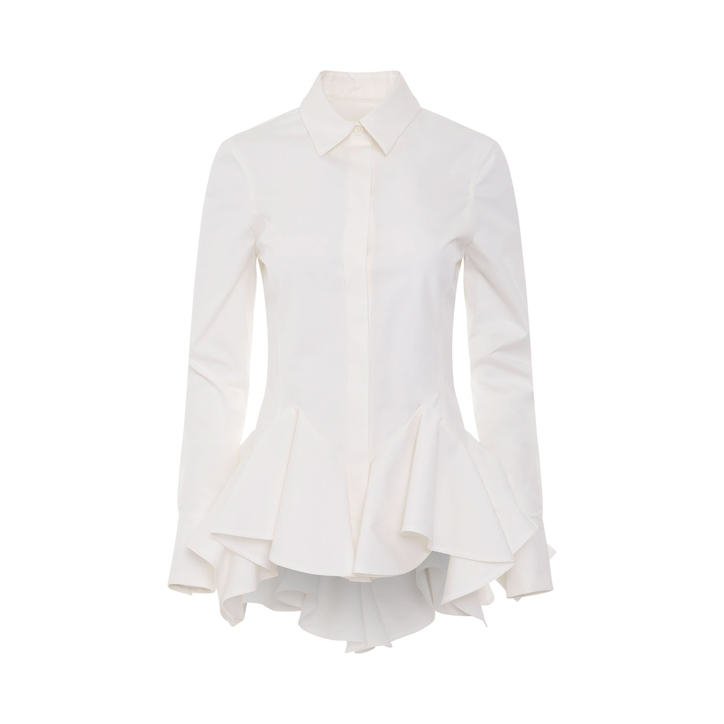 Structured Shirt in White