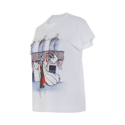 Disney 101 Dalmatians Slim Fit T-Shirt in White