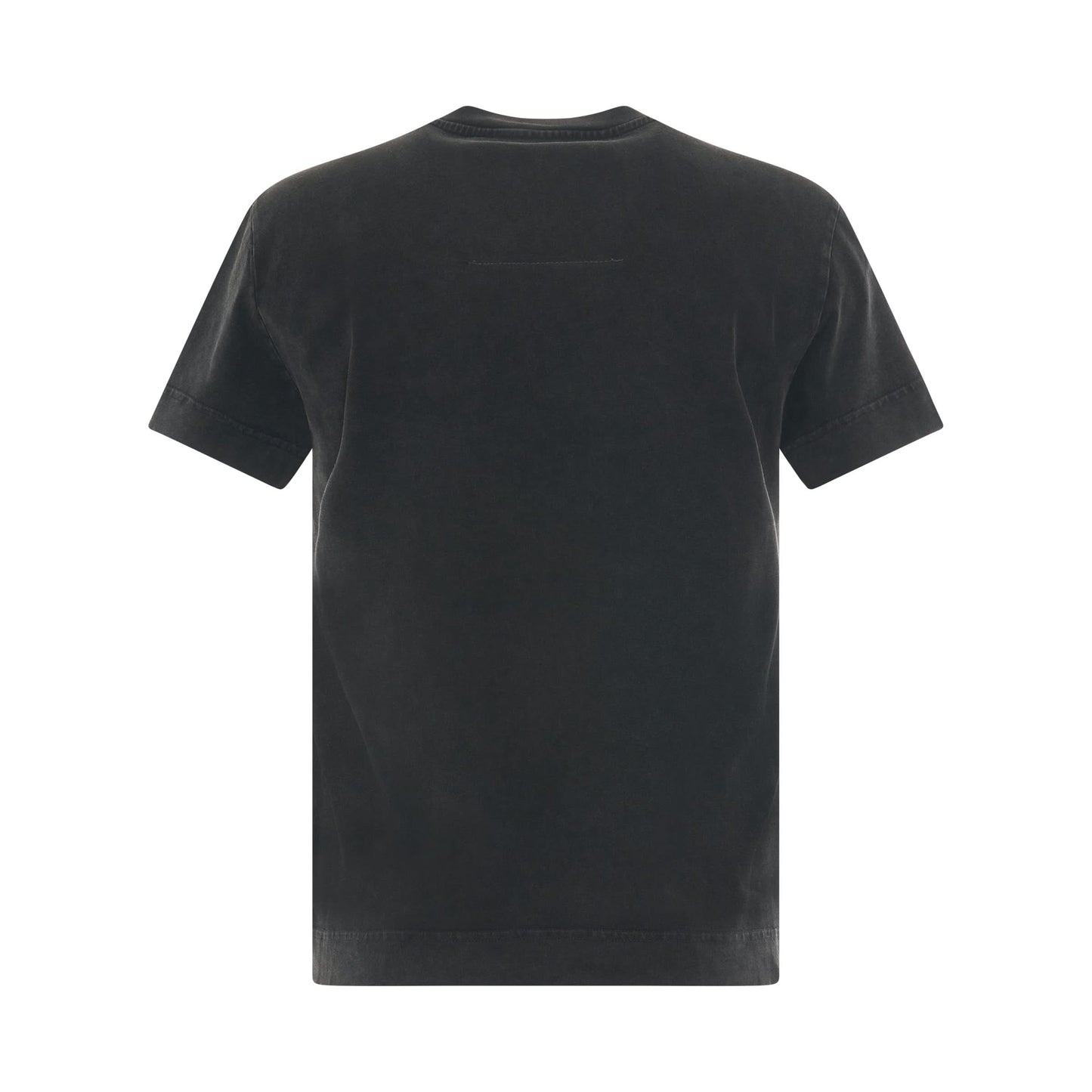 College Logo Slim Fit T-Shirt in Black