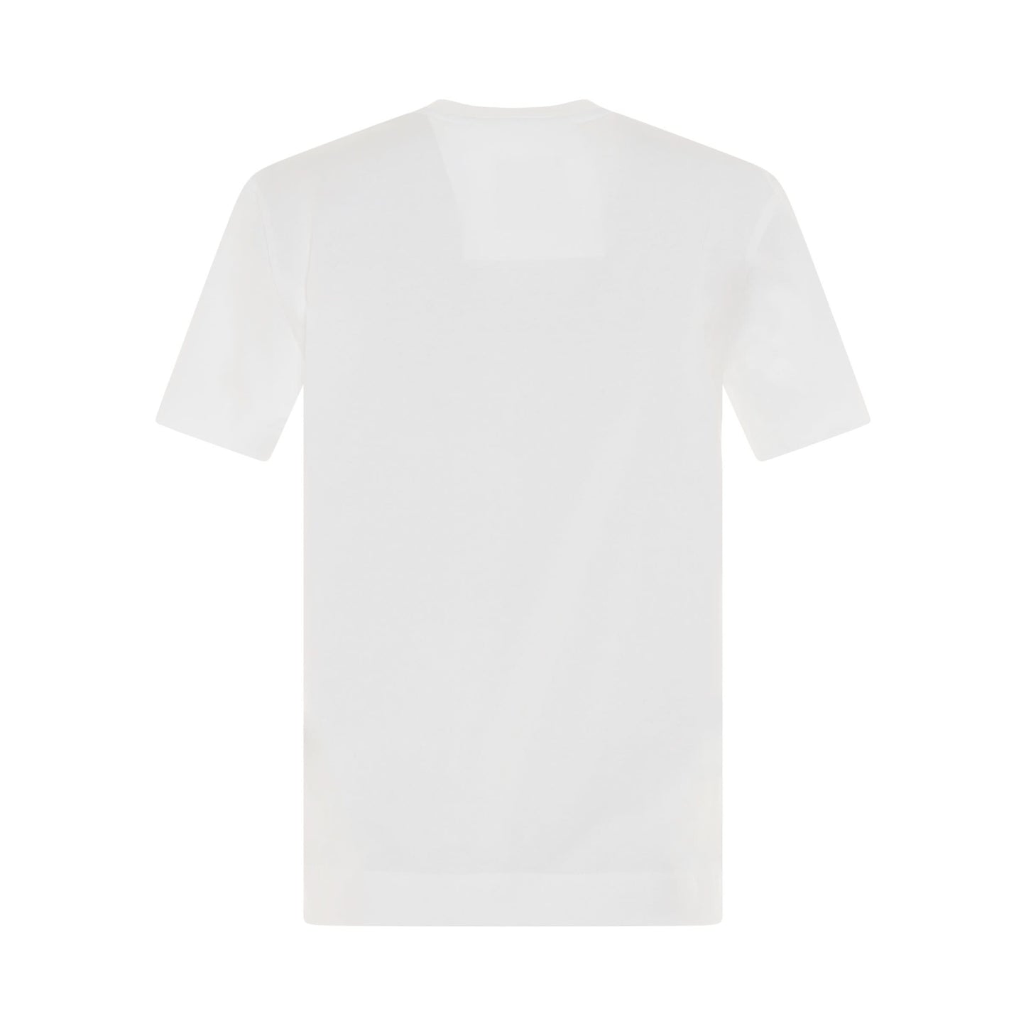 College Logo Slim Fit T-Shirt in White