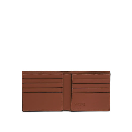 Repeat Bifold Wallet in Embossed Calfskin in Tan