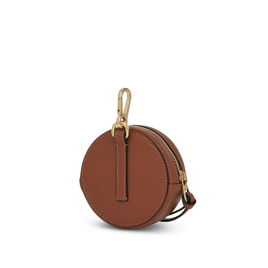 Mini Cookie Pouch in Soft Calfskin Tan