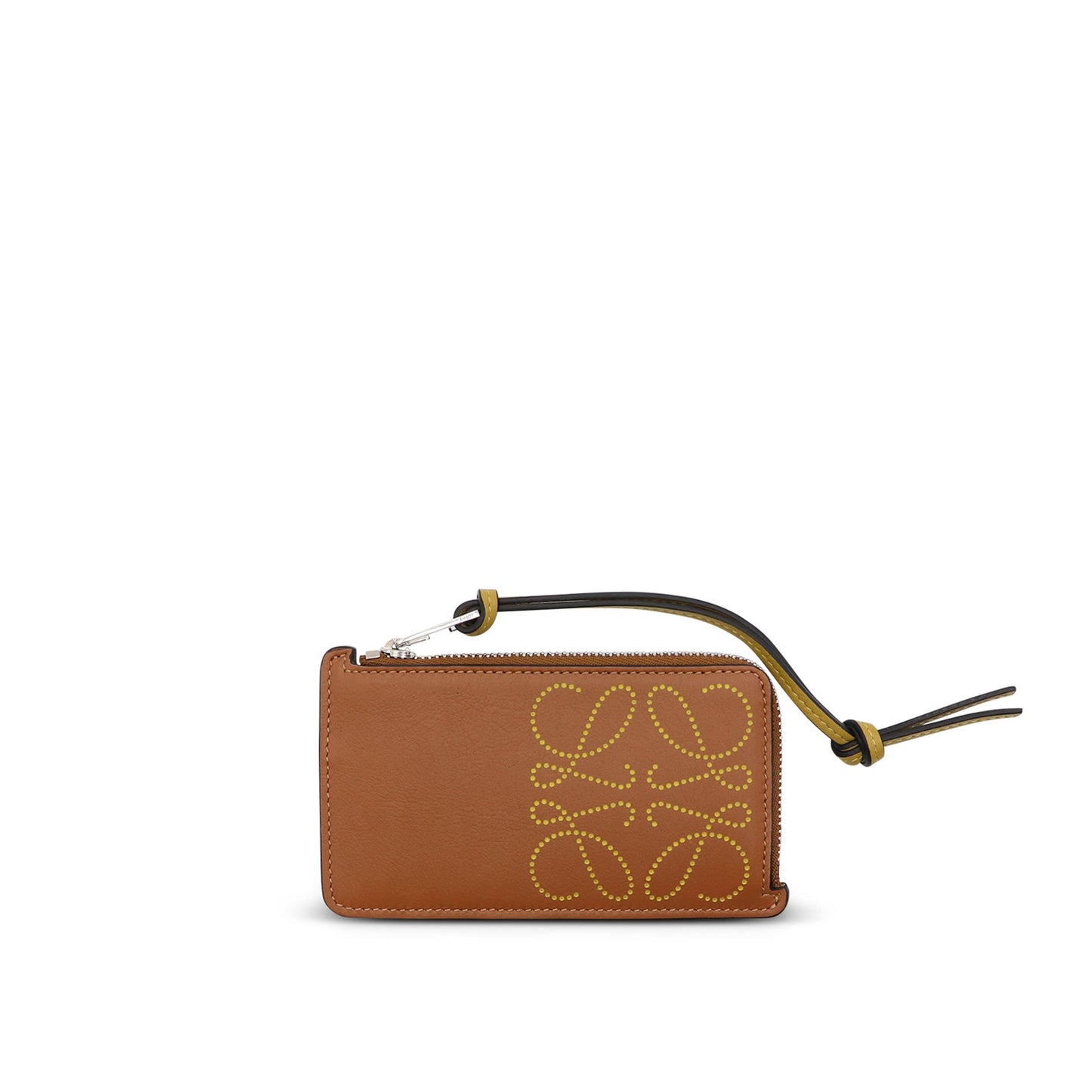 Brand Coin Cardholder in Classic Calfskin in Tan