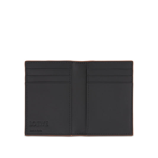 Puzzle Stitches Bifold Cardholder in Black