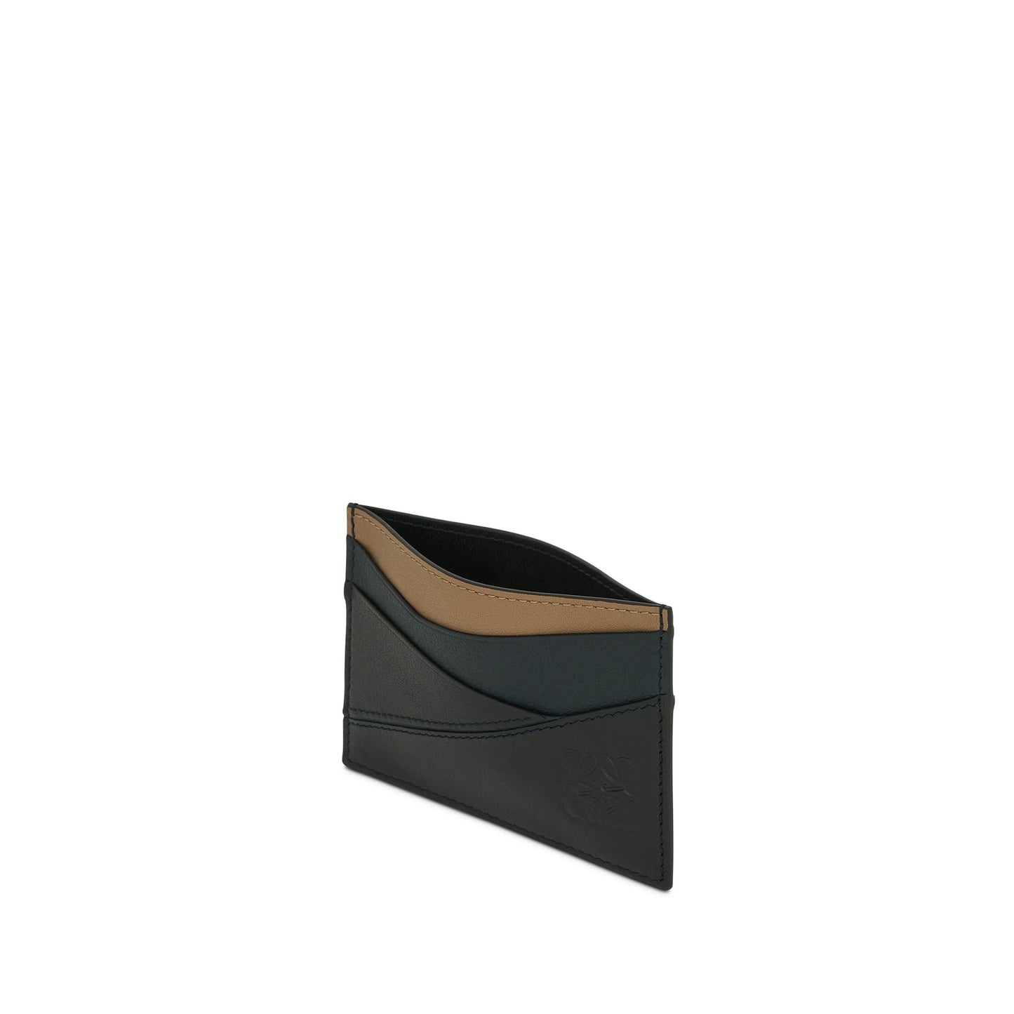 Puzzle Plain Cardholder in Classic Calfskin in Dark Toffee