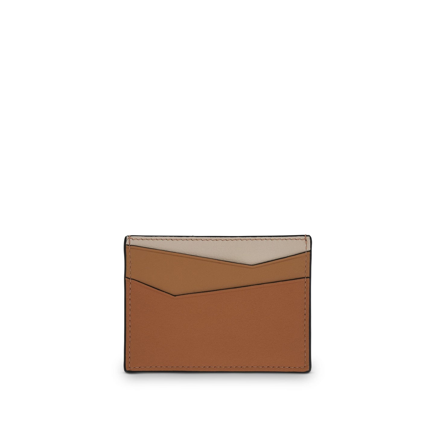 Puzzle Plain Cardholder in Classic Calfskin in Dune