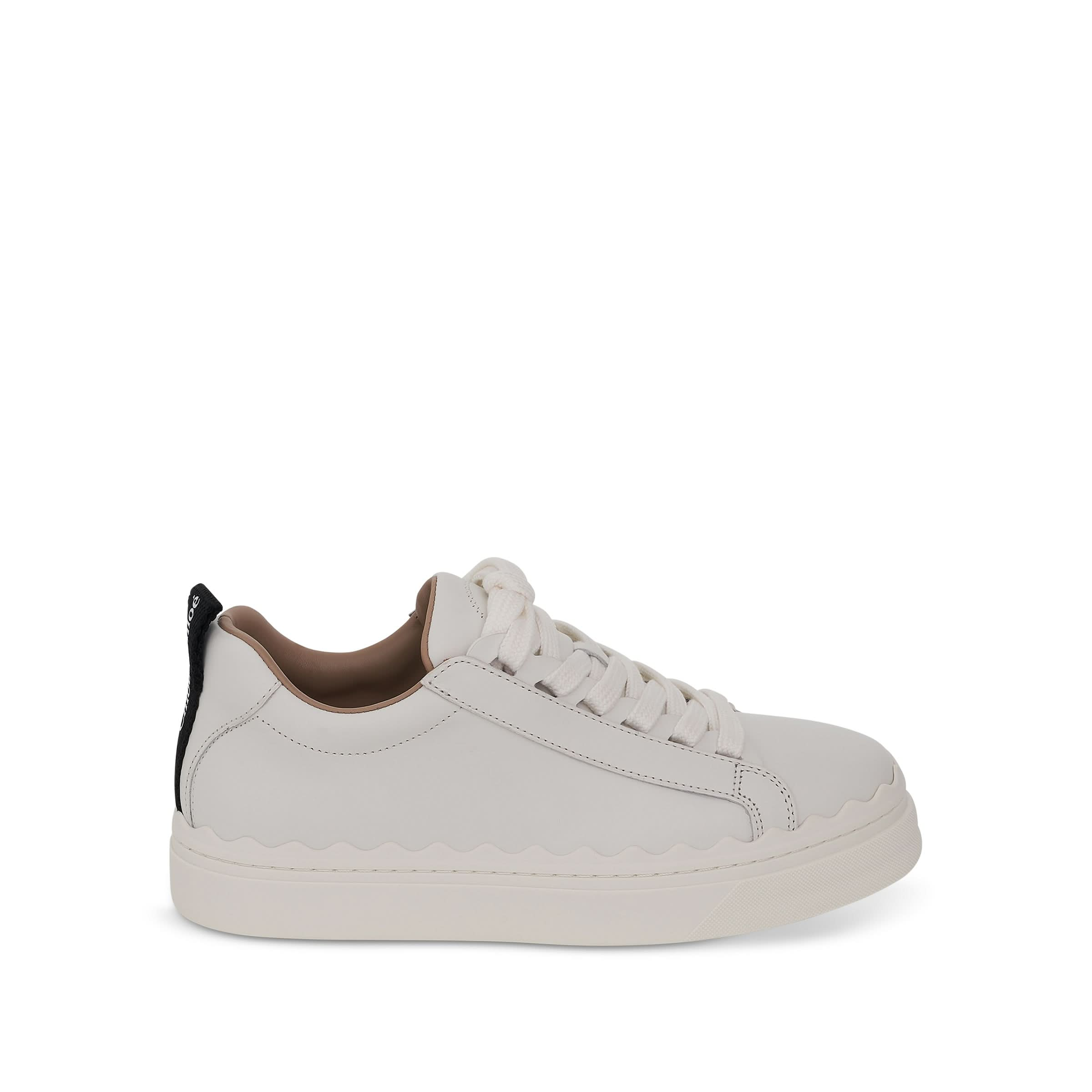 Lauren Sneaker in Calfskin in White