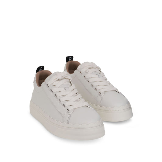 Lauren Sneaker in Calfskin in White