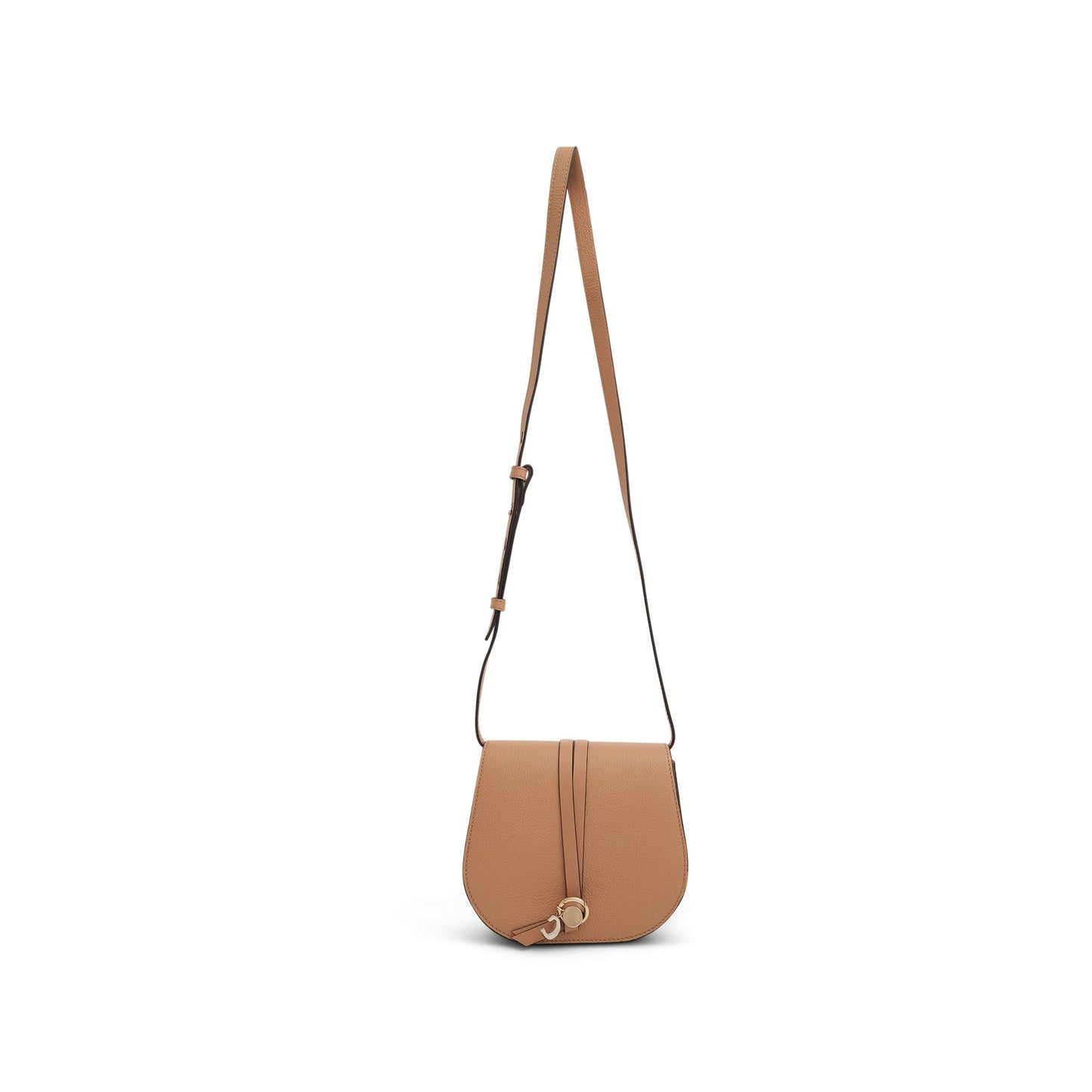 Alphabet Bag in Grained 
Shinny Calfskin in Light Tan