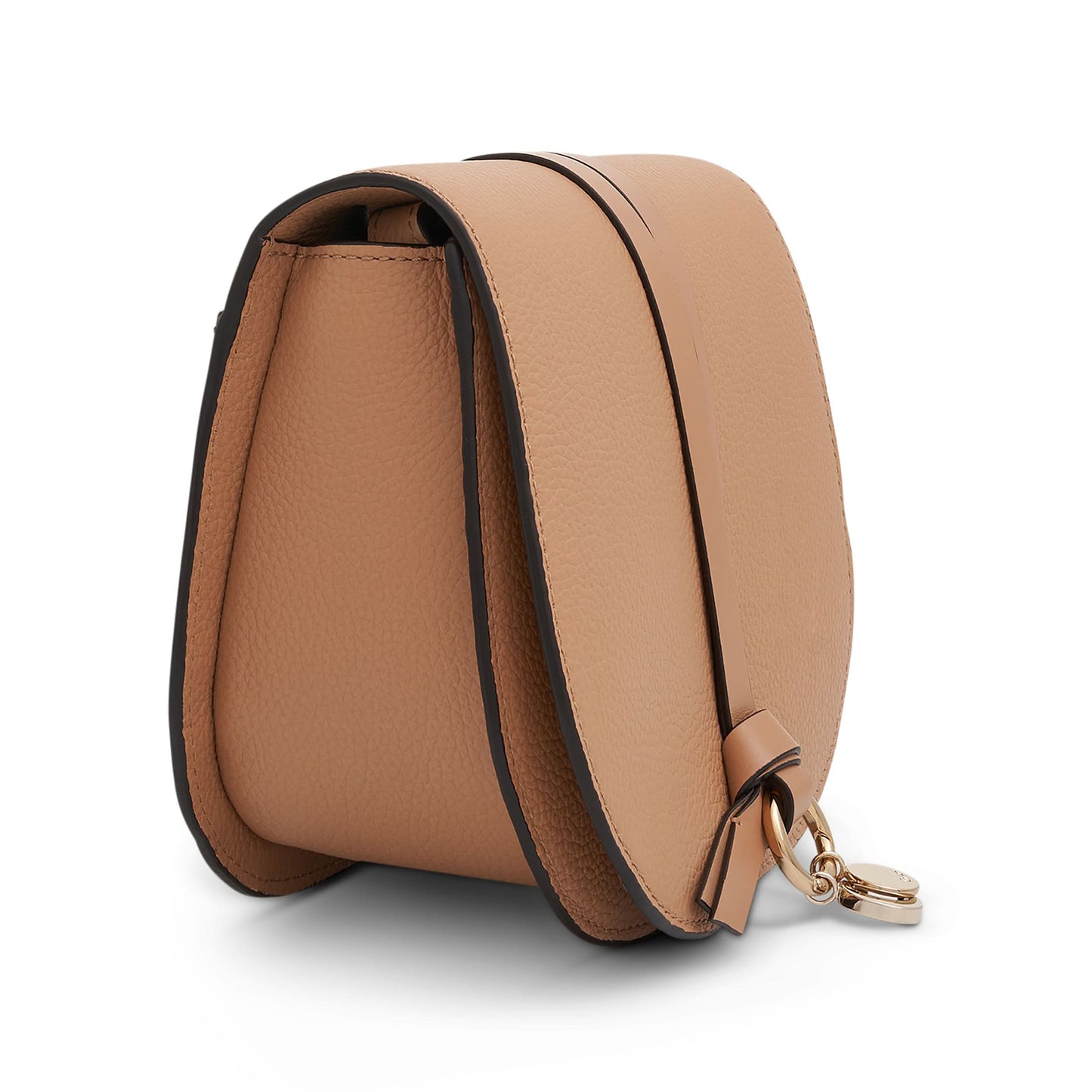 Alphabet Bag in Grained 
Shinny Calfskin in Light Tan