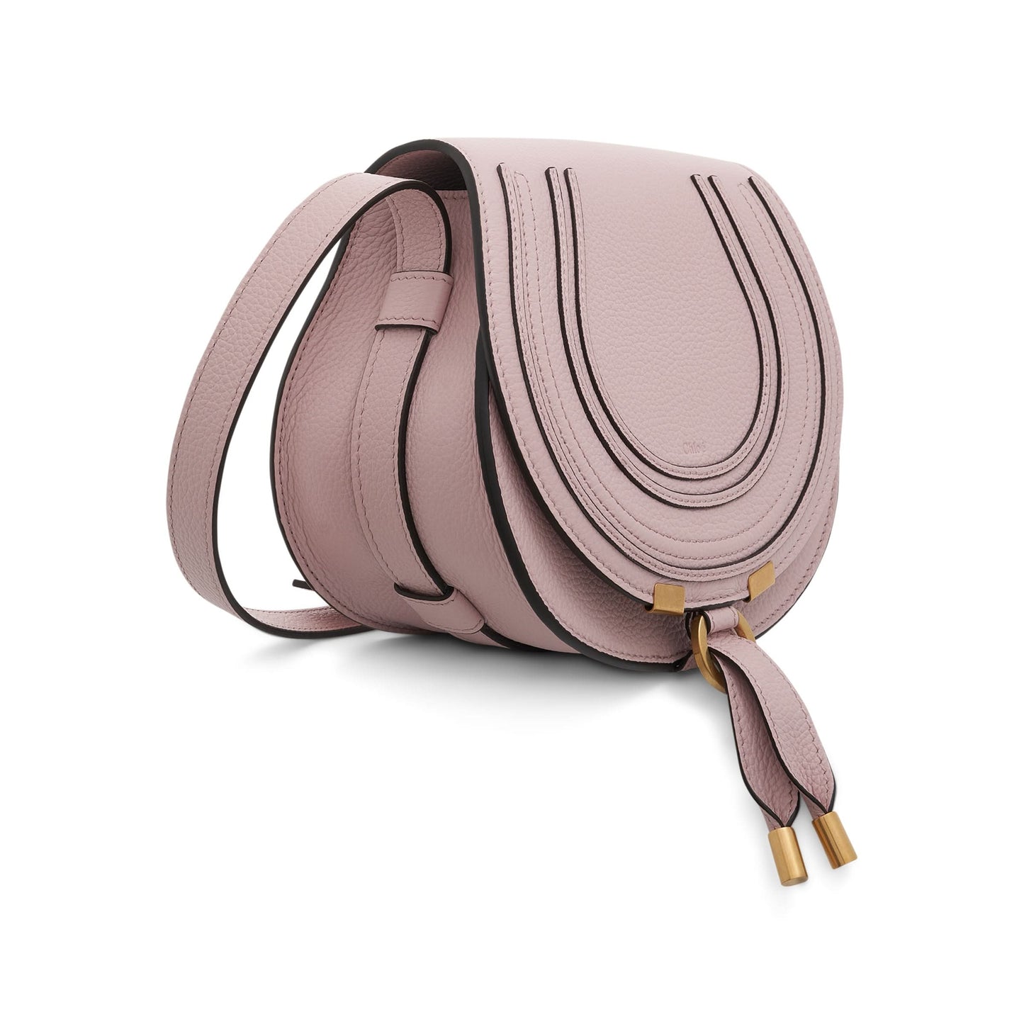 Small Marcie Saddle Bag in Misty Lavender