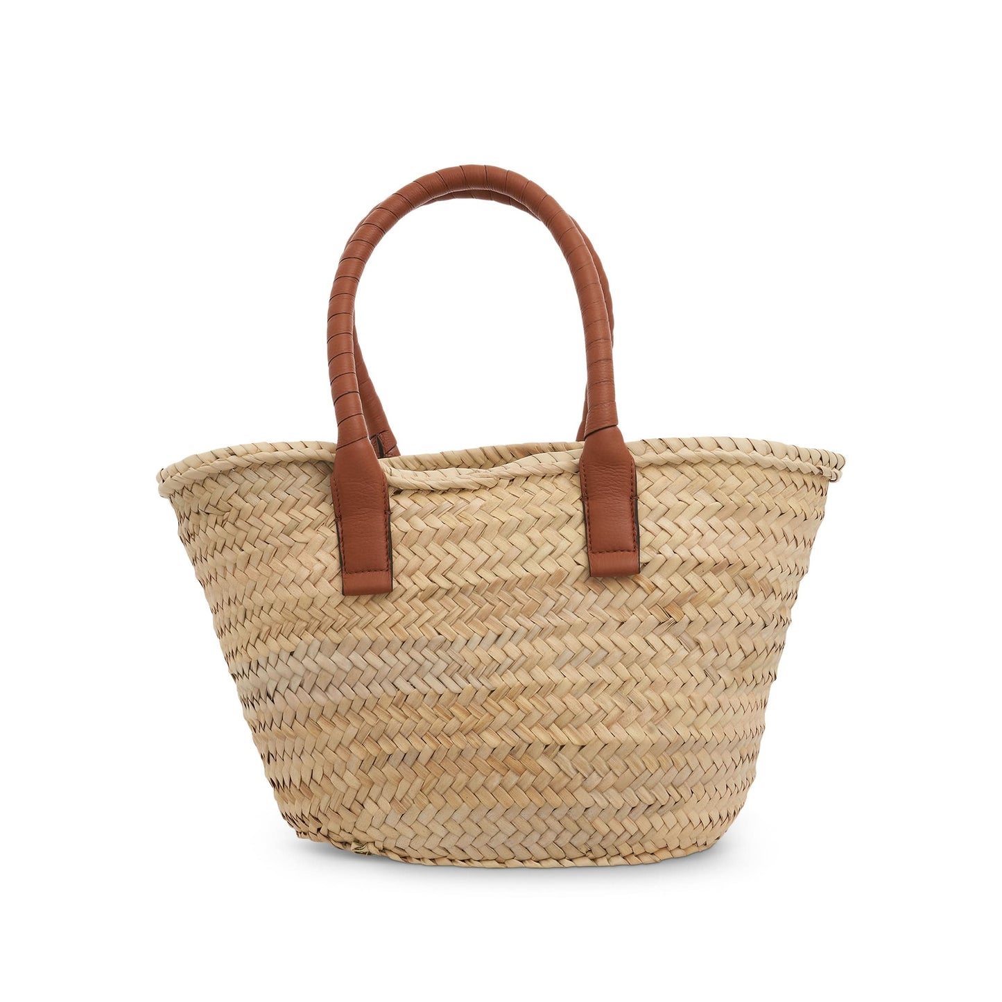 Medium Marcie Basket Bag in Tan