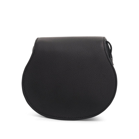 Small Marcie Saddle Bag in Black