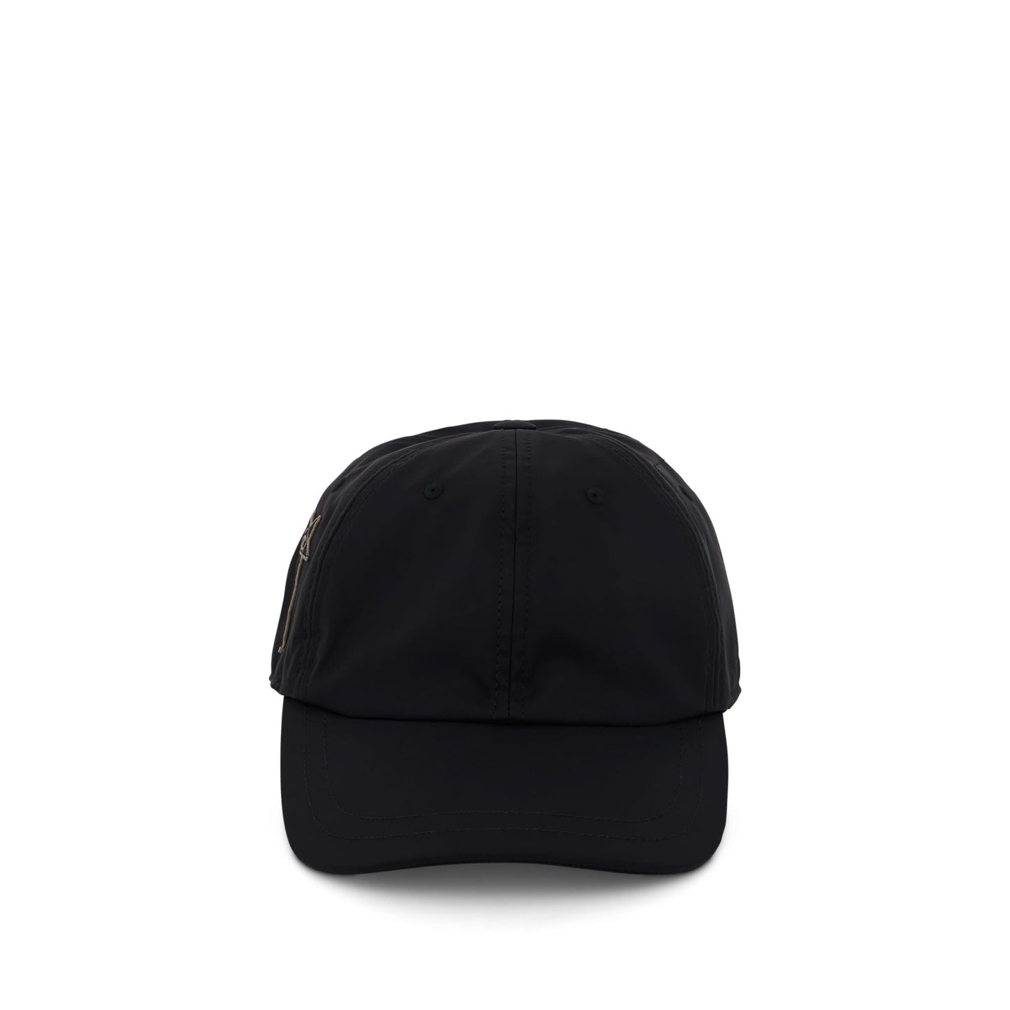 Rick Owens x Champion Woven Baseball Cap in Black