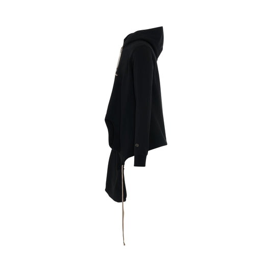 Rick Owens x Champion Banana Hoodie in Black