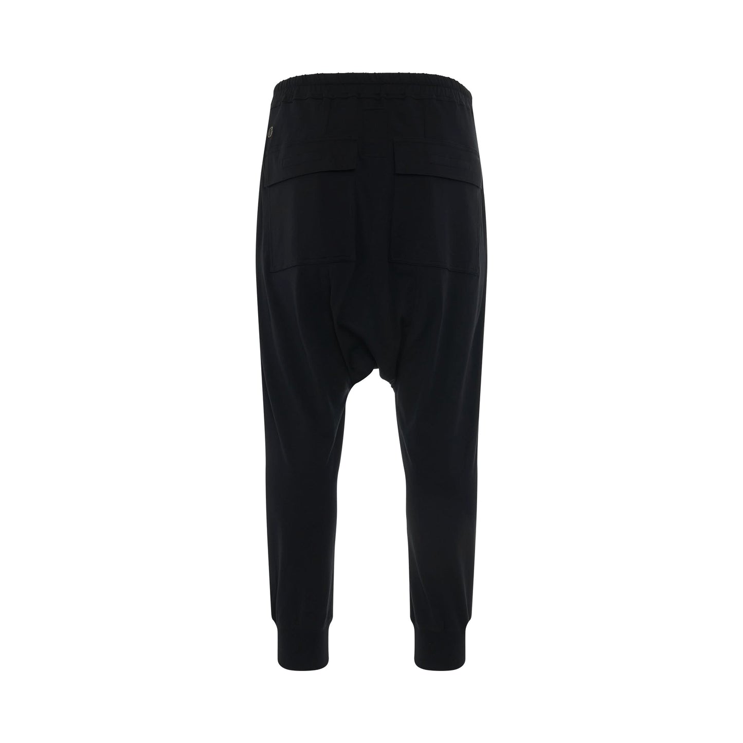 Rick Owens x Champion Prisoner Cotton Drawstring Pants in Black