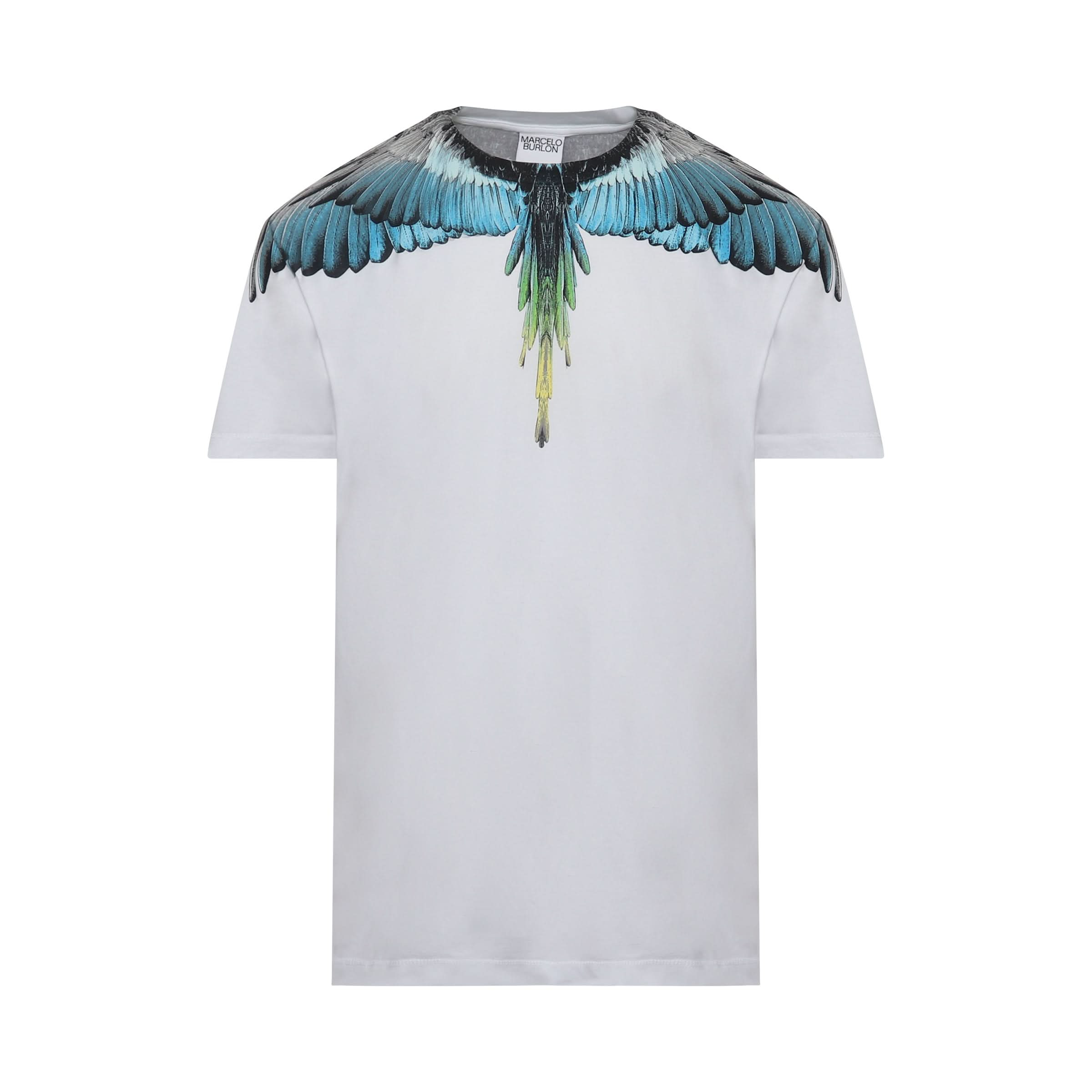 Classic Wings Print T-Shirt in White