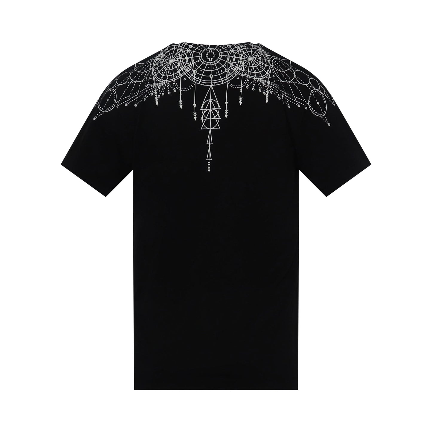 Astral Wings Print T-Shirt in Black