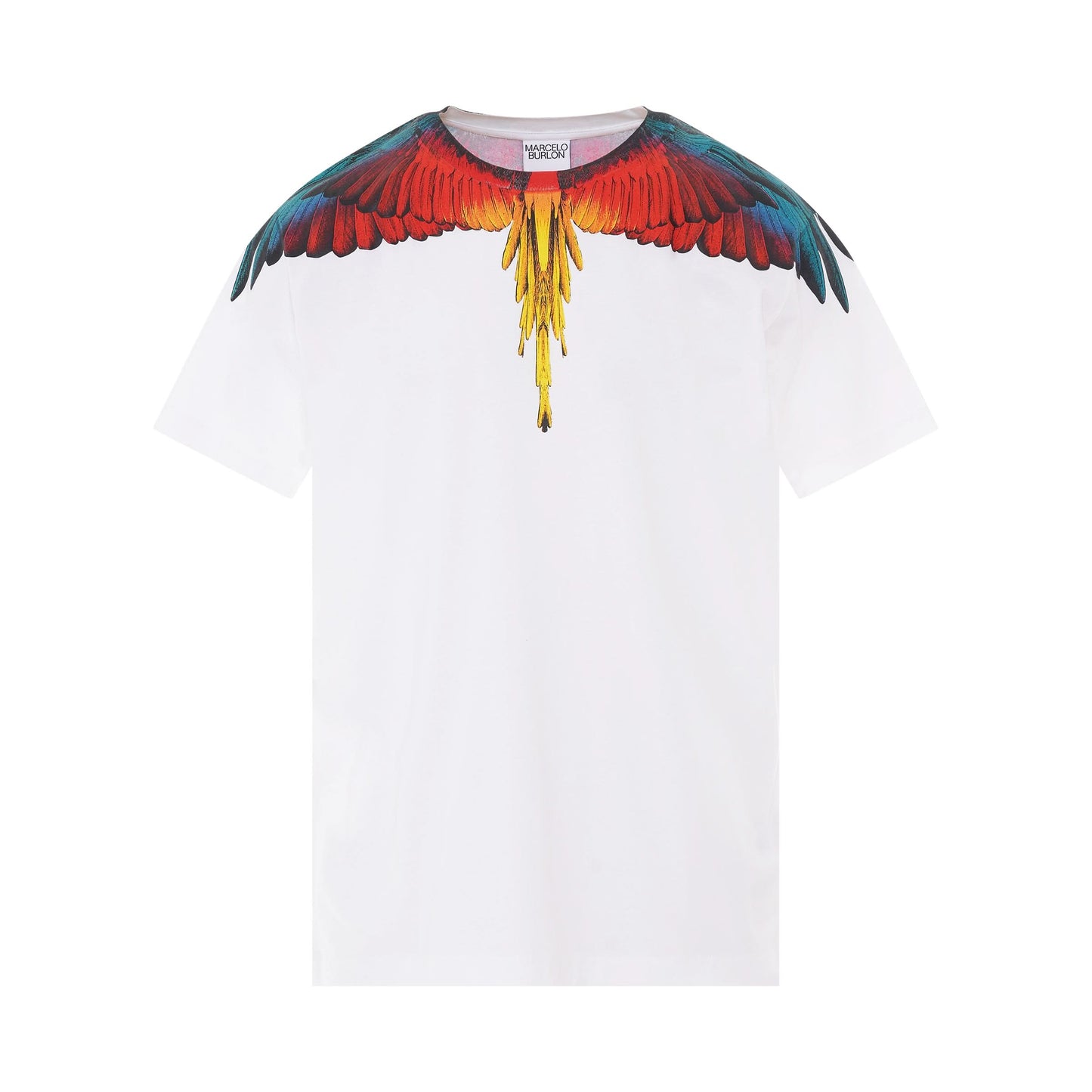 Icon Wings Regular T-Shirt in White/Red