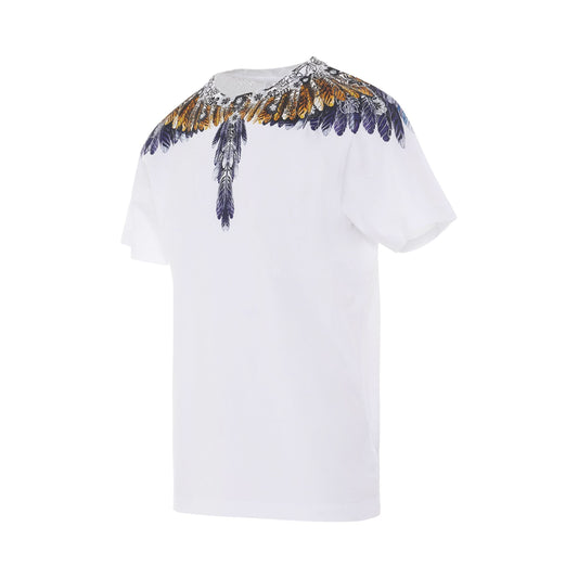 Hawaiana Wings Regular T-Shirt in White/Yellow