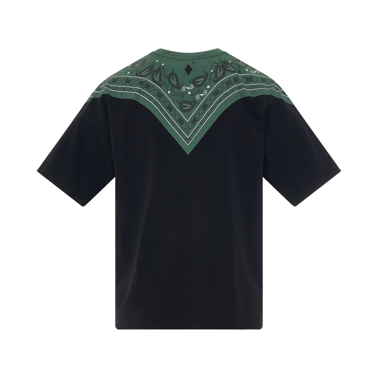 Bandana Oversized T-Shirt in Black/Green