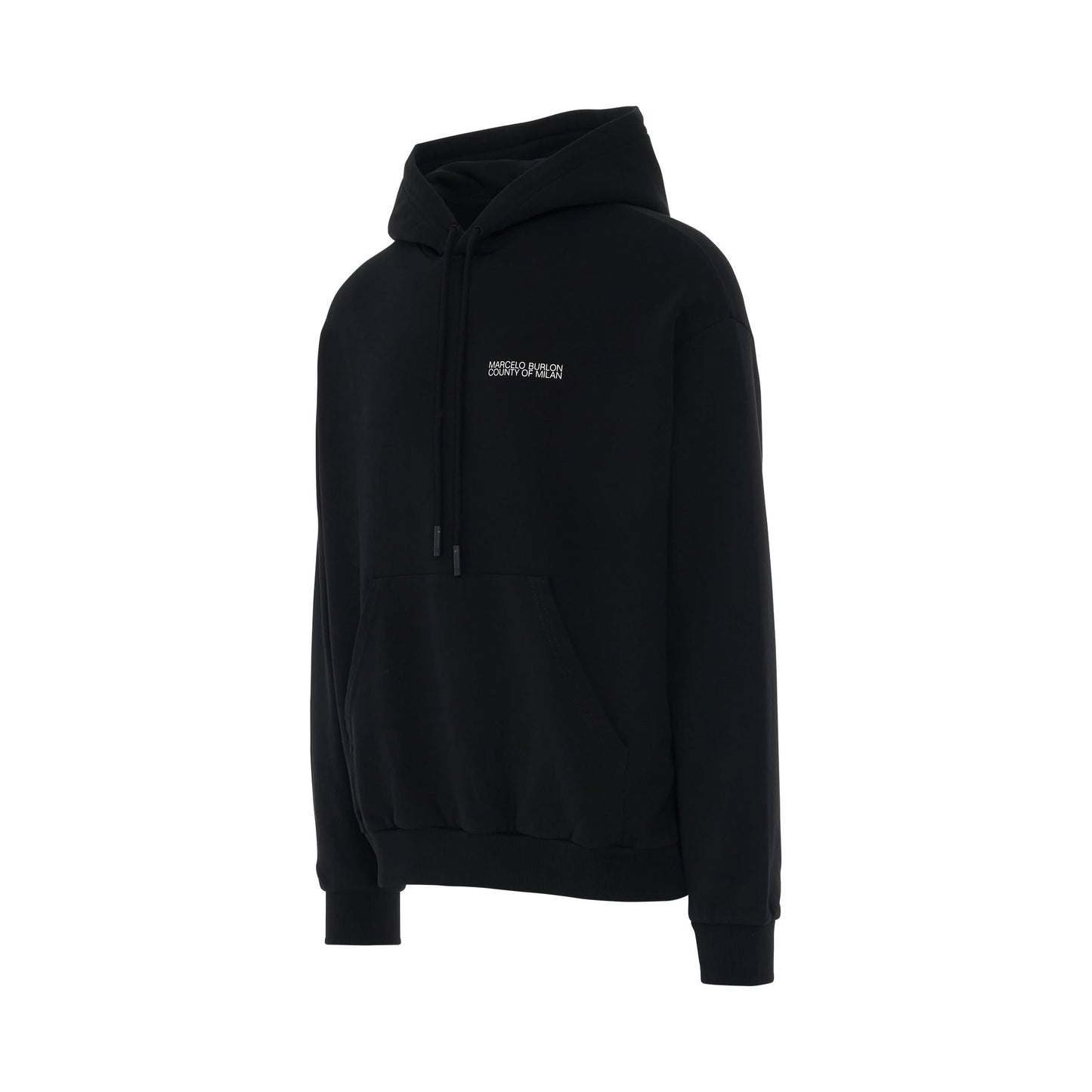 Tempera Cross Oversized Hoodie in Black