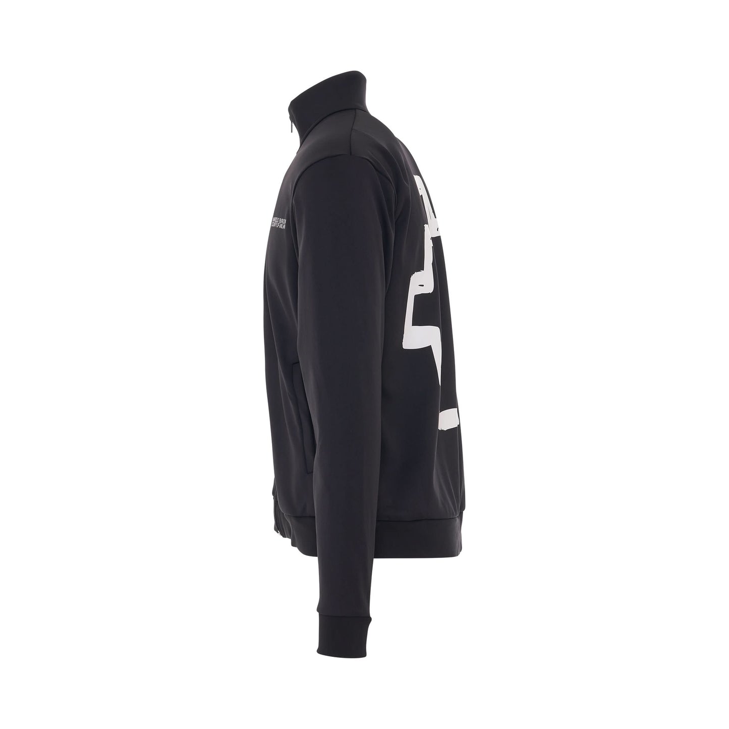 Tempera Cross Slim Track Jacket in Black