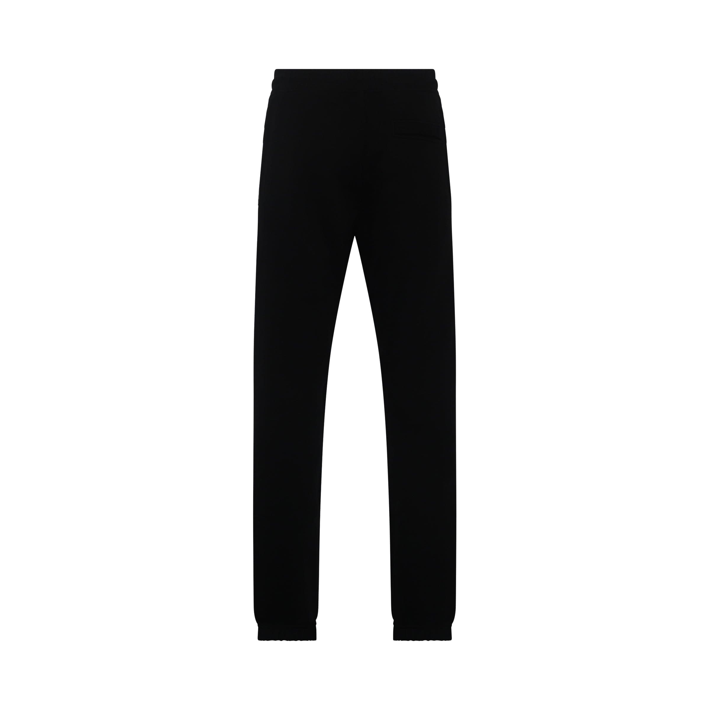 Allover Folk Sweatpants in Black