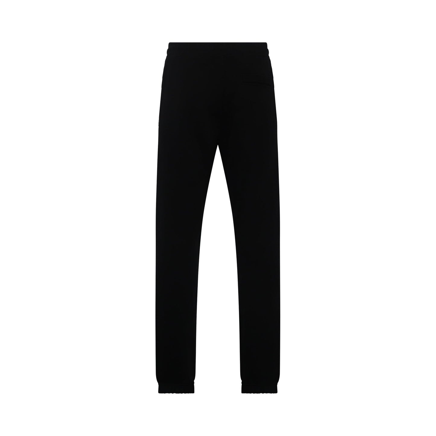 Allover Folk Sweatpants in Black