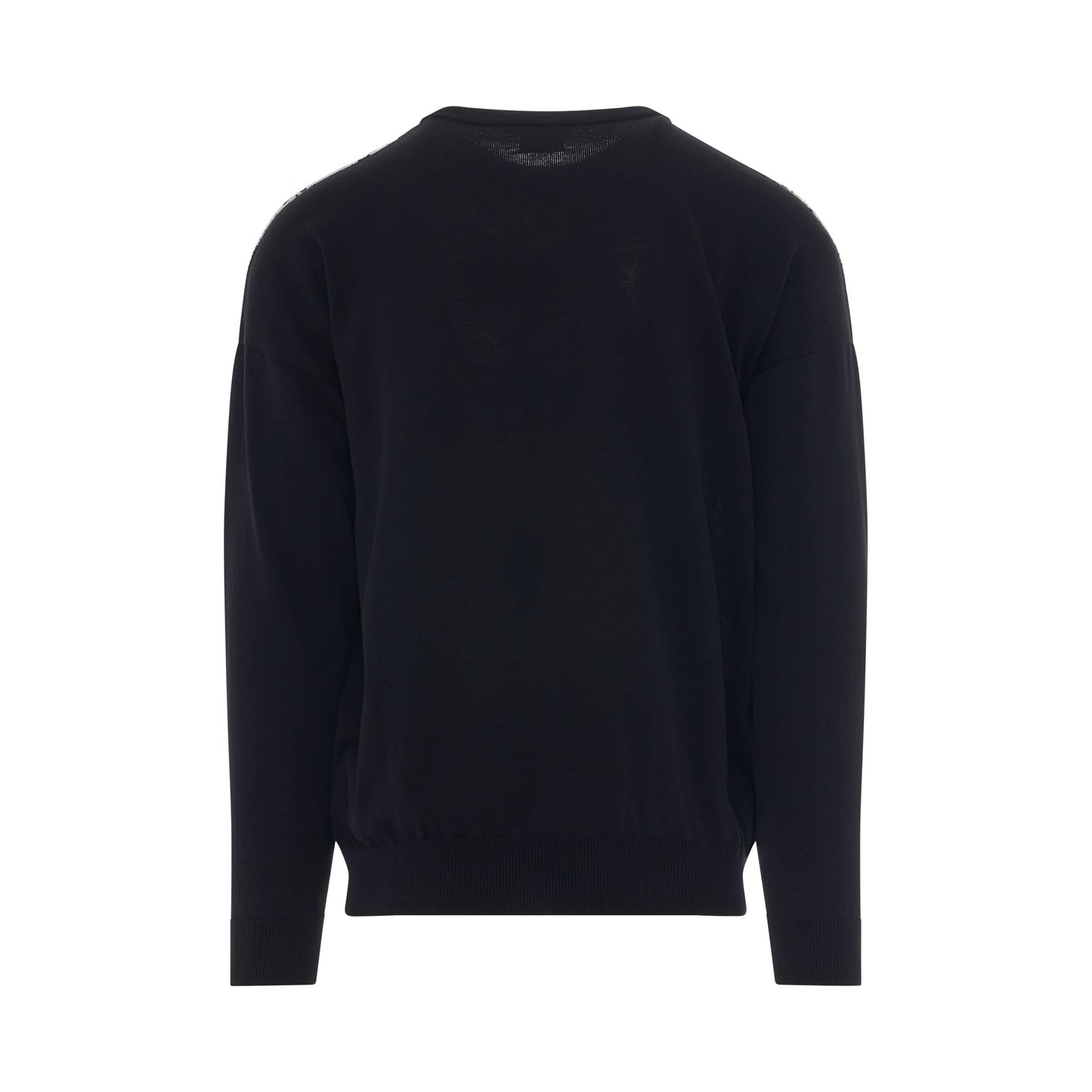 Icon Wings Knit Crewneck in Black