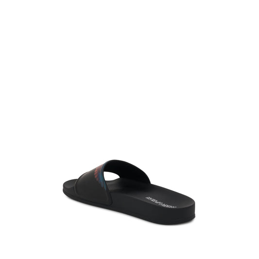 Icon Wings Slider in Black/Red