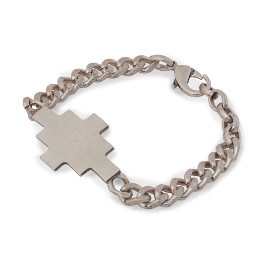 Cross Bracelet in Silver