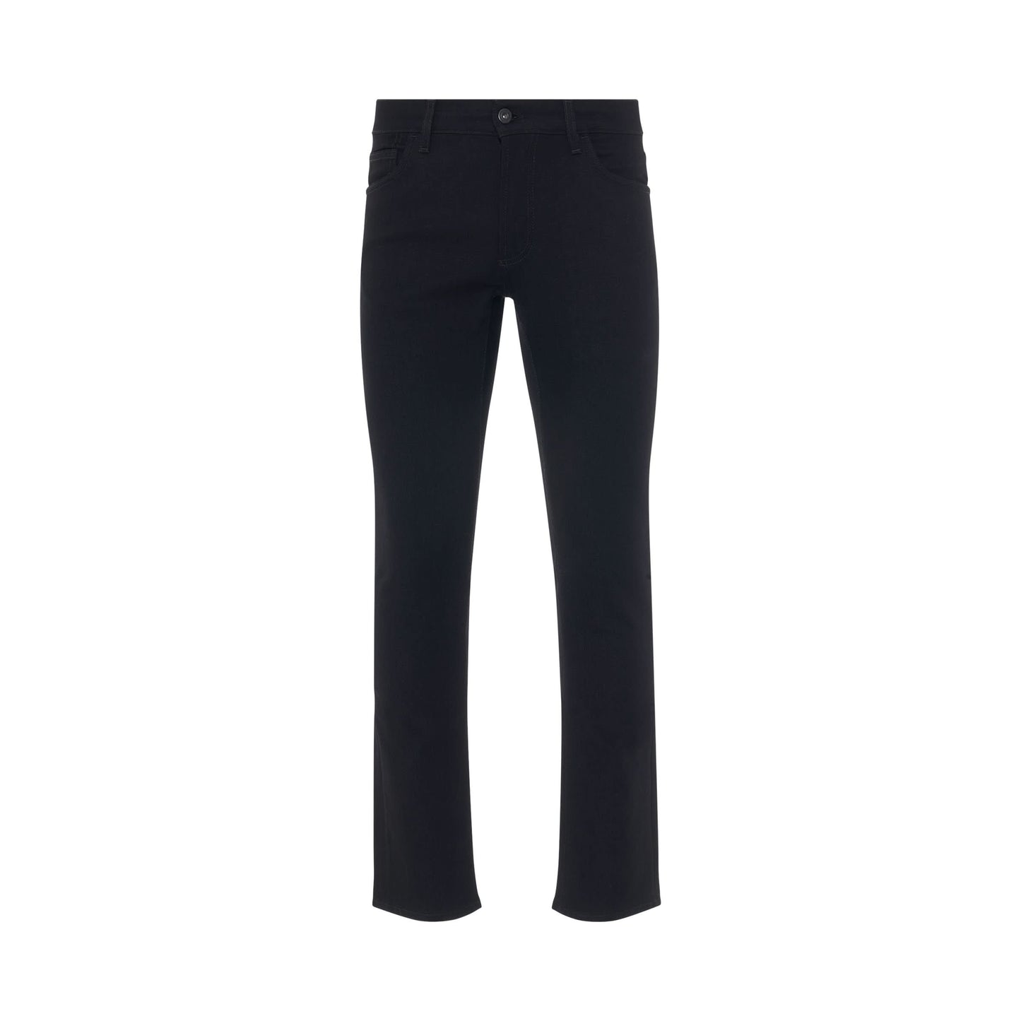 Tempera Cross Raw Slim Jeans in Black