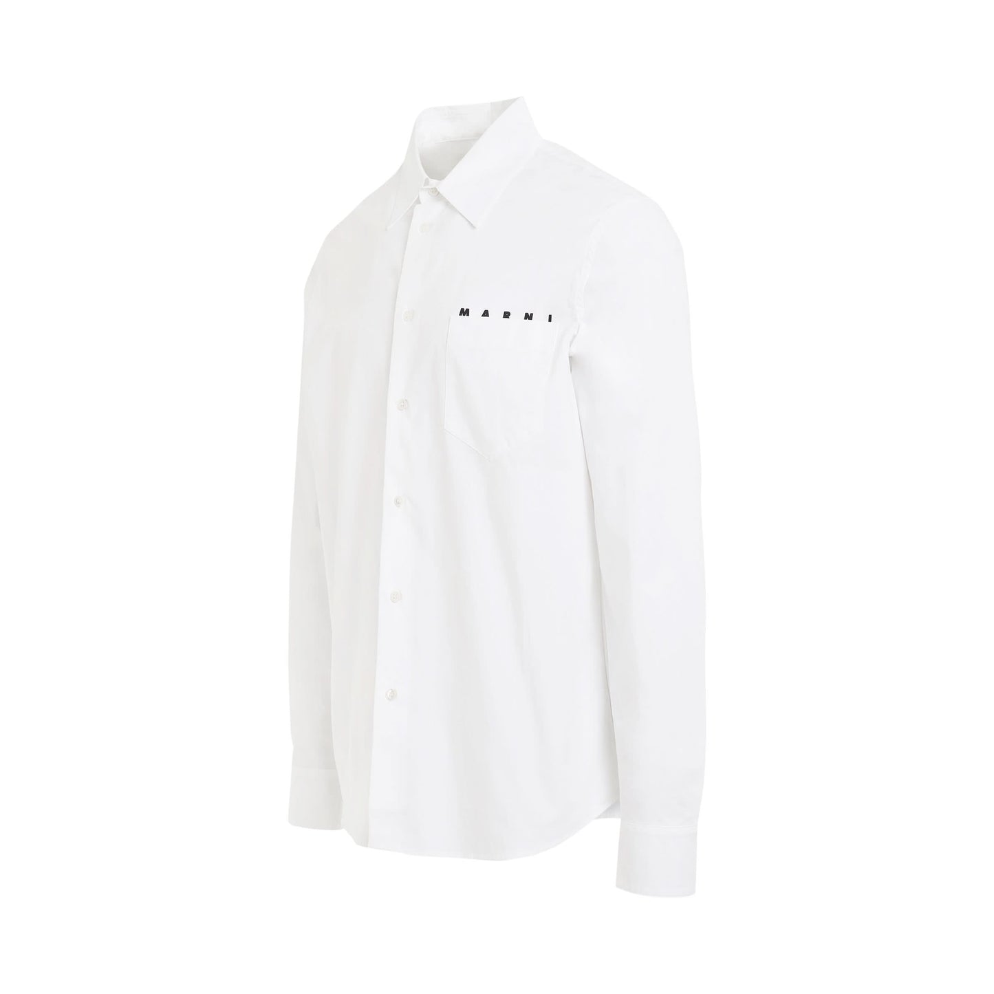 Long Sleeve Regular Fit Shirt in Lily White