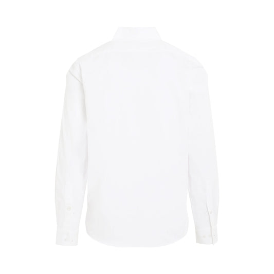 Long Sleeve Regular Fit Shirt in Lily White