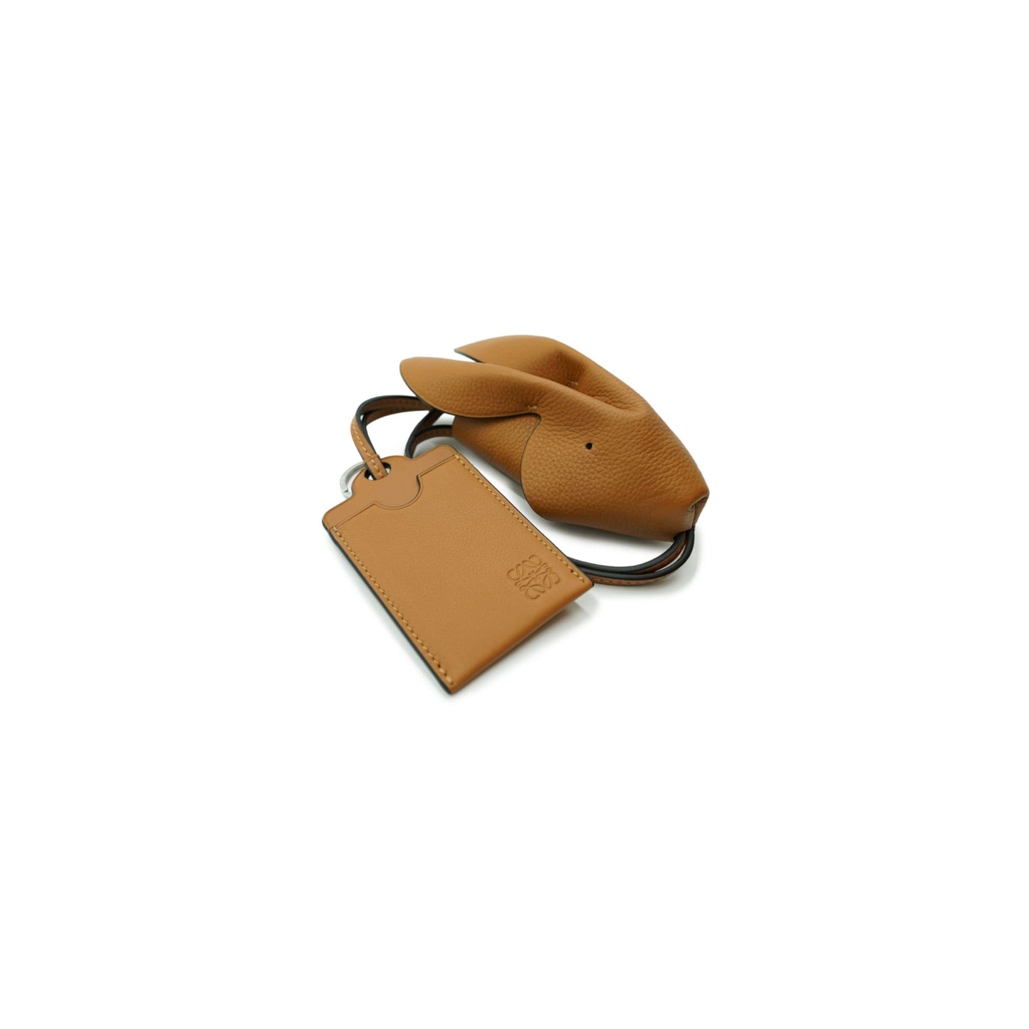 Bunny Key Card Holder in Light Caramel