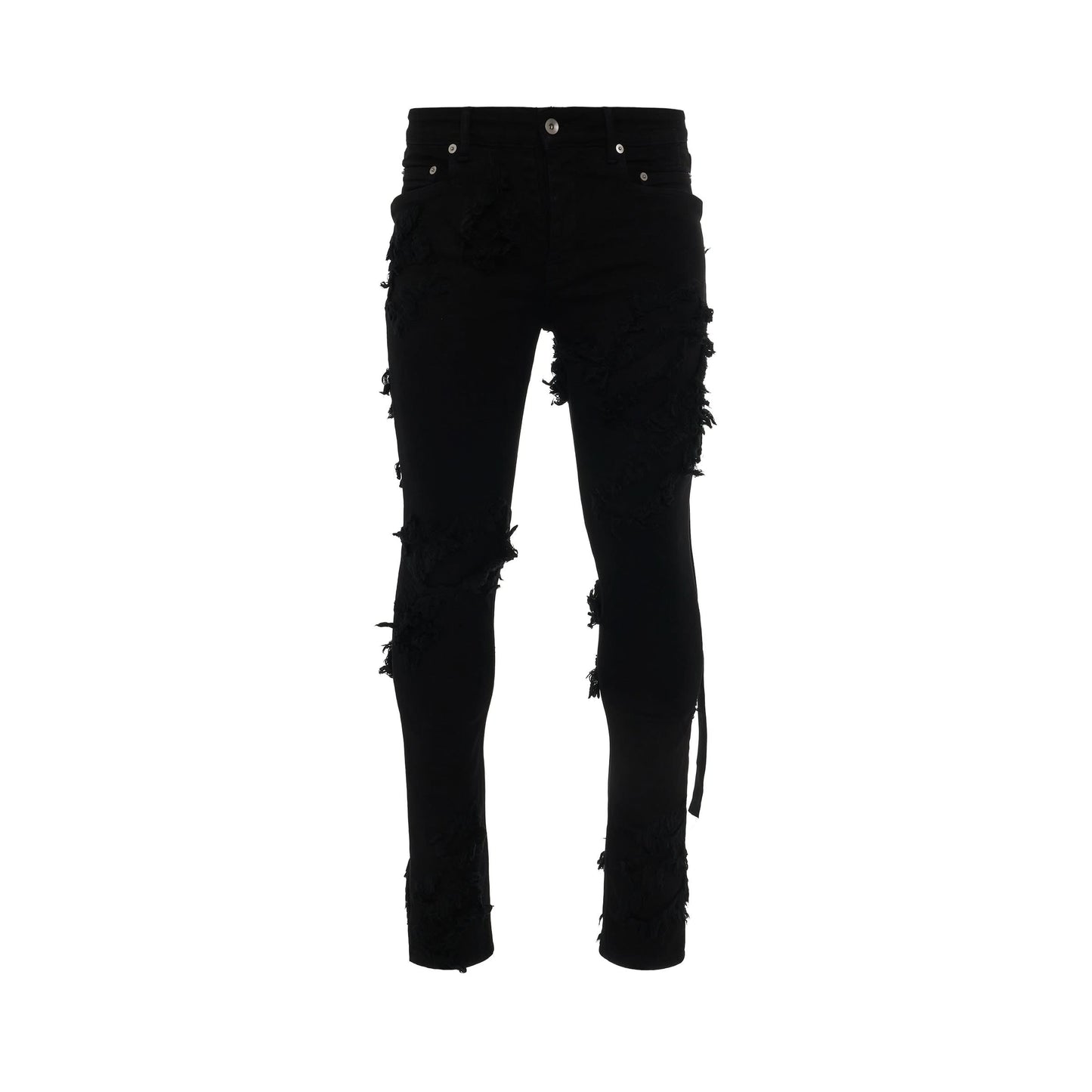 DRKSHDW Tyrone Cut Slashed Jeans in Black