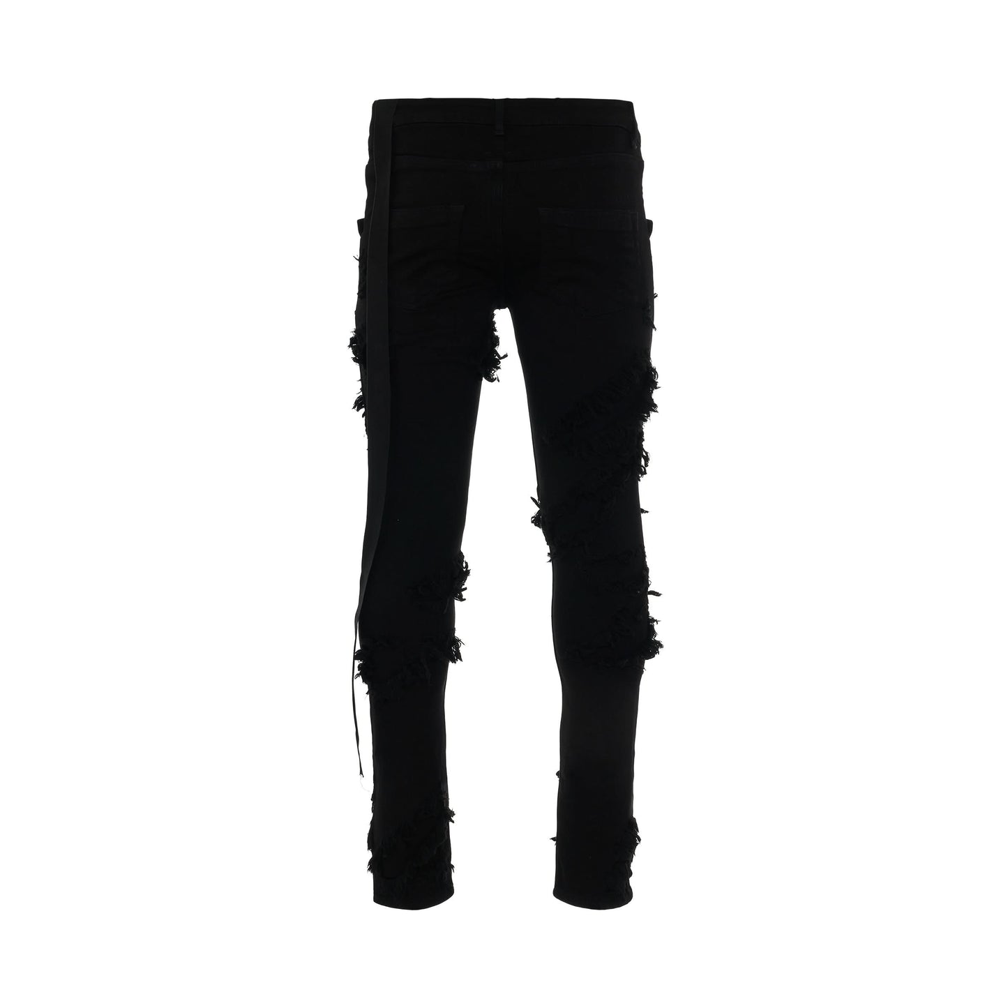 DRKSHDW Tyrone Cut Slashed Jeans in Black