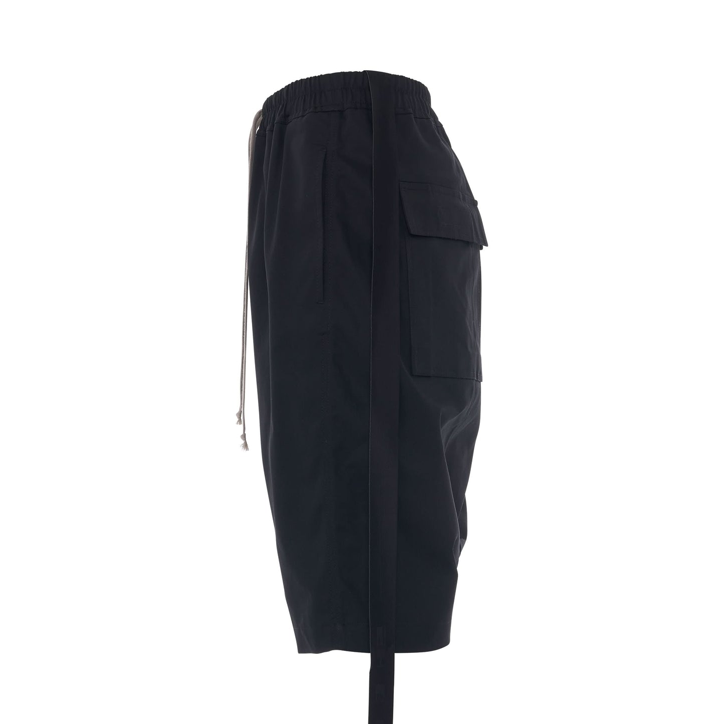 DRKSHDW Woven Drawstring Pods Shorts in Black